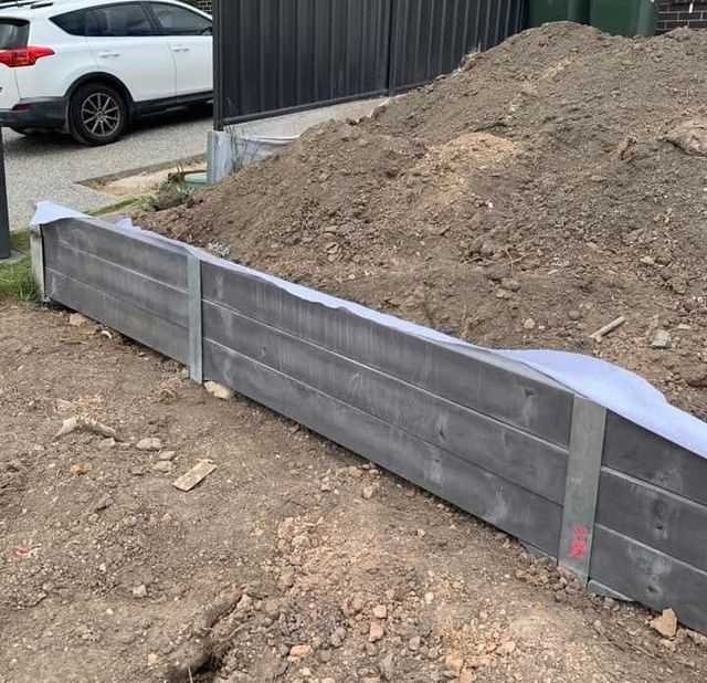 Retaining wall project from Majha's website
